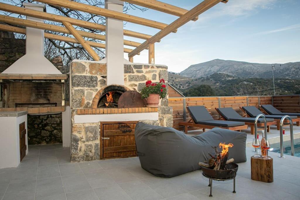 Lasithi Luxury Villa Mesa Lasithi Luaran gambar