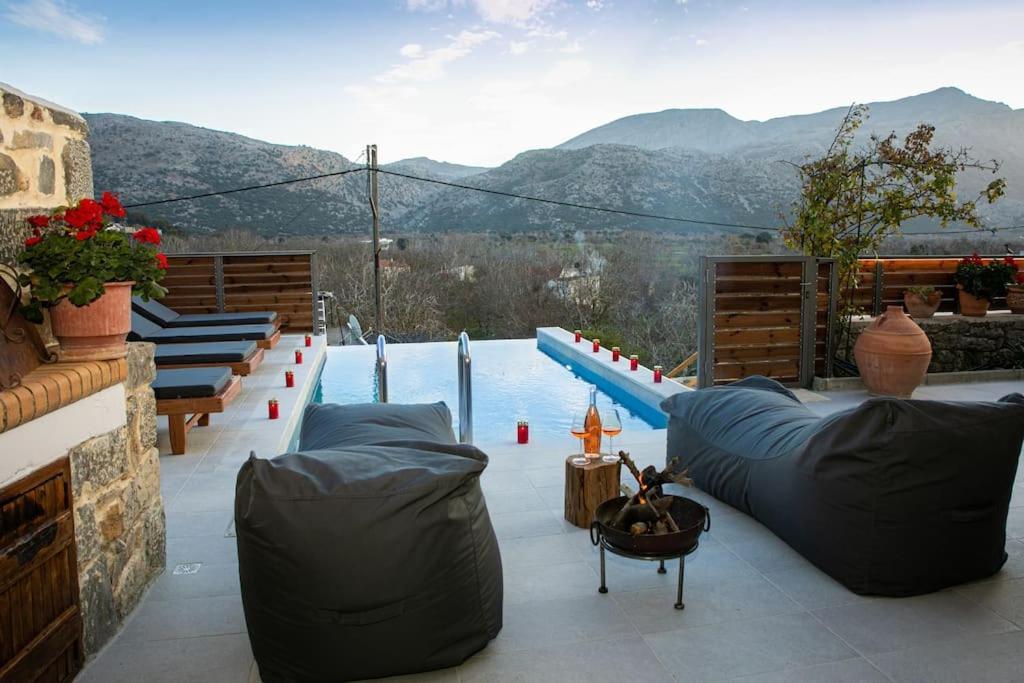 Lasithi Luxury Villa Mesa Lasithi Luaran gambar