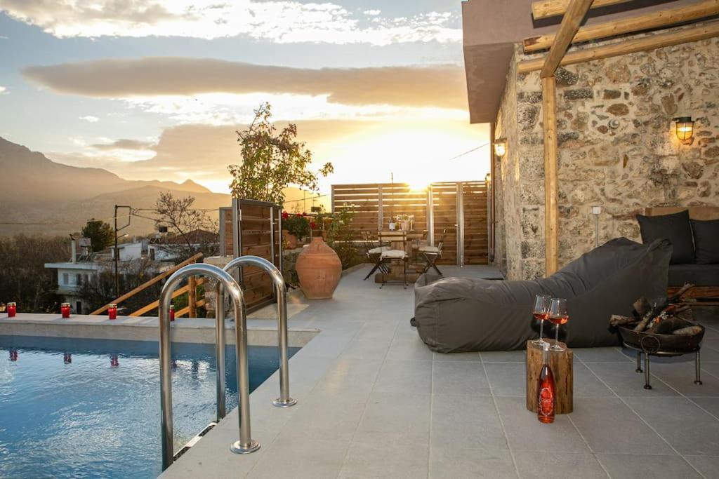 Lasithi Luxury Villa Mesa Lasithi Luaran gambar